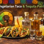 Vegetrian tacos and tequila pairings header image