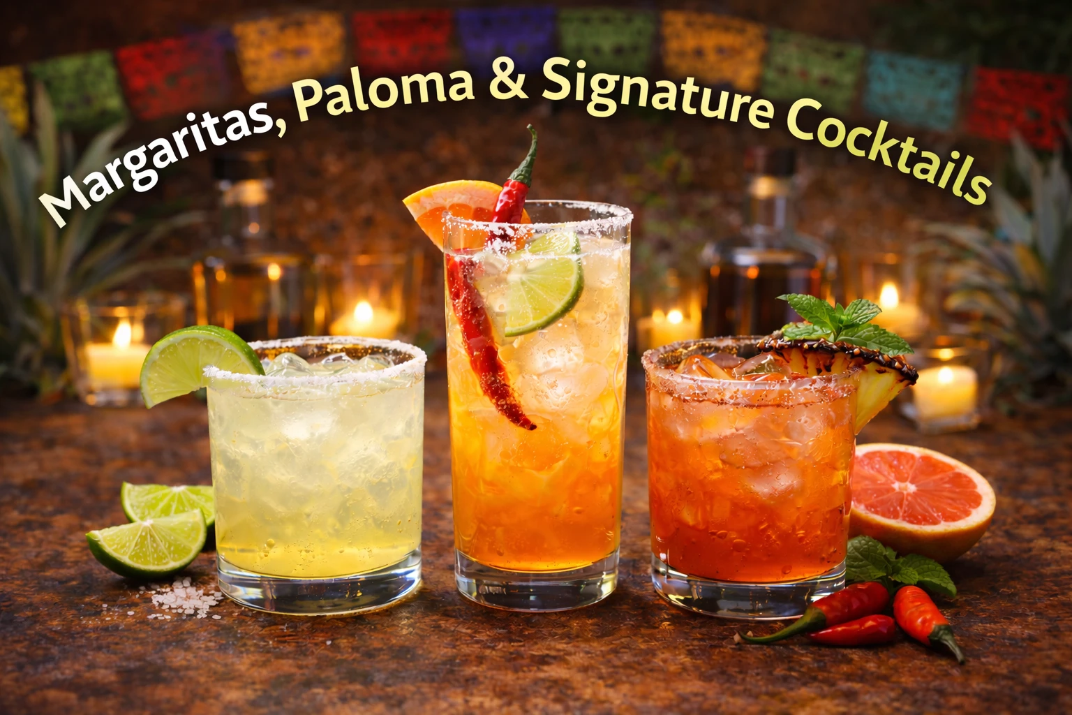 Margaritas semi arch